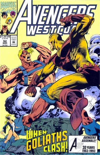 West Coast Avengers #92 (1993) Comic Books West Coast Avengers