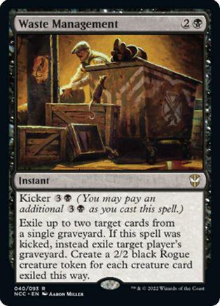 Waste Management #40 Magic New Capenna Commander