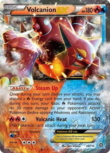 Volcanion EX #26 Cover Art