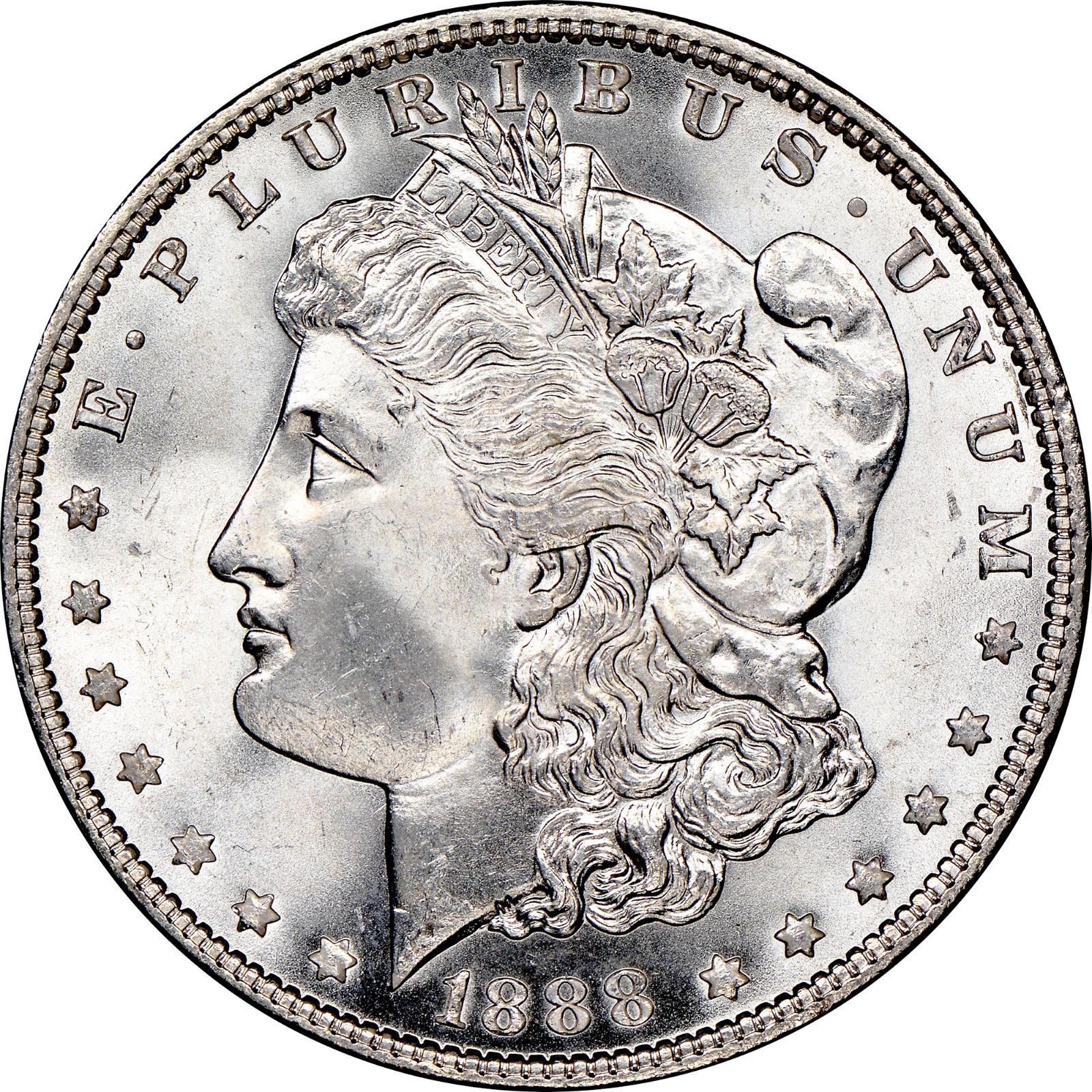1888 S Coins Morgan Dollar