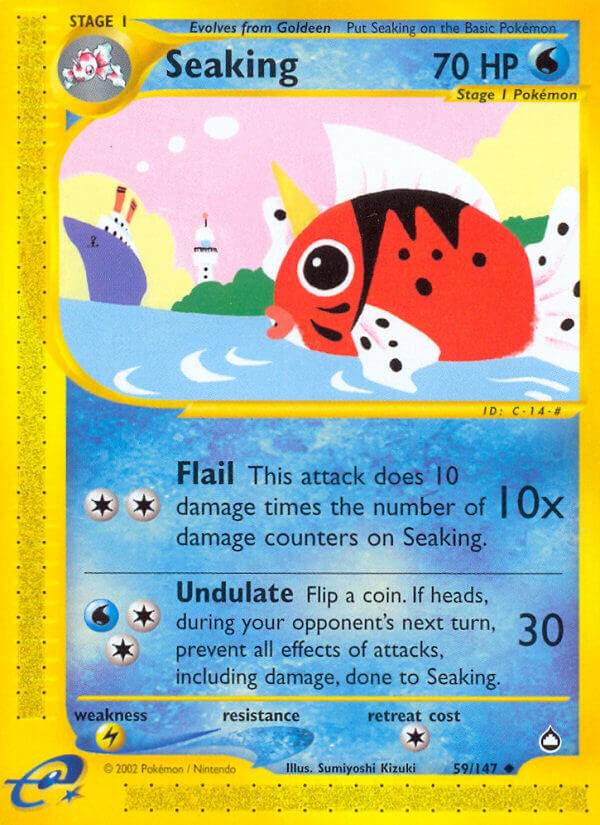 Seaking #59 Pokemon Aquapolis