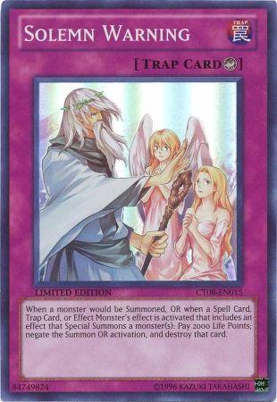 Solemn Warning CT08-EN015 YuGiOh Collectible Tins 2011