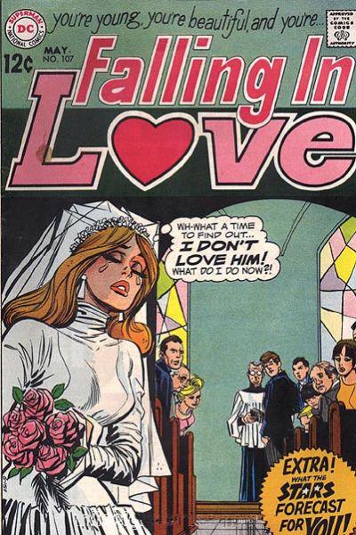 Falling in Love #107 (1969) Comic Books Falling In Love