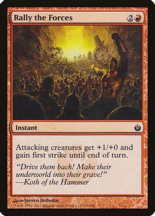 Rally the Forces Magic Mirrodin Besieged