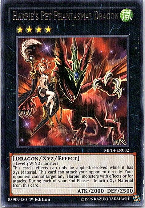 Harpie's Pet Phantasmal Dragon MP14-EN032 YuGiOh 2014 Mega-Tin Mega Pack