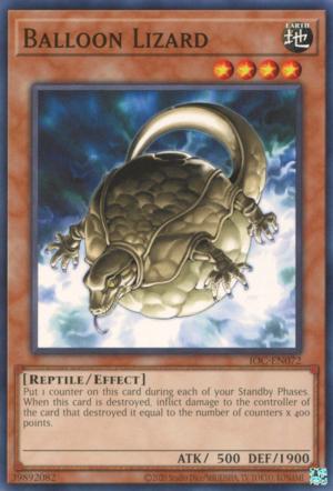 Balloon Lizard IOC-EN072 YuGiOh Invasion of Chaos: 25th Anniversary