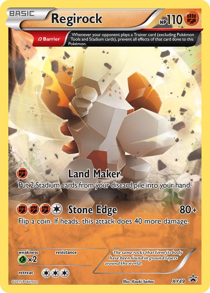 Regirock #XY49 Pokemon Promo