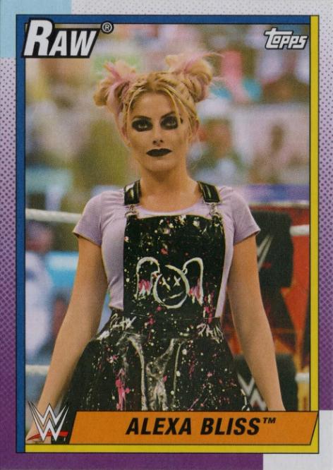 Alexa Bliss #3 Wrestling Cards 2021 Topps Heritage WWE