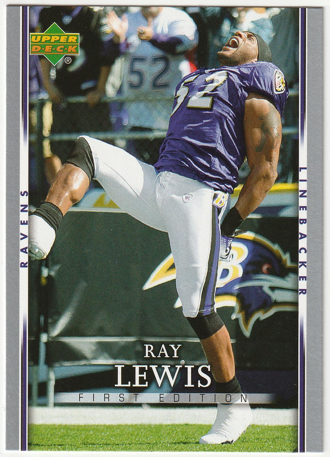 Ray Lewis #10 Football Cards 2007 Upper Deck First Edition