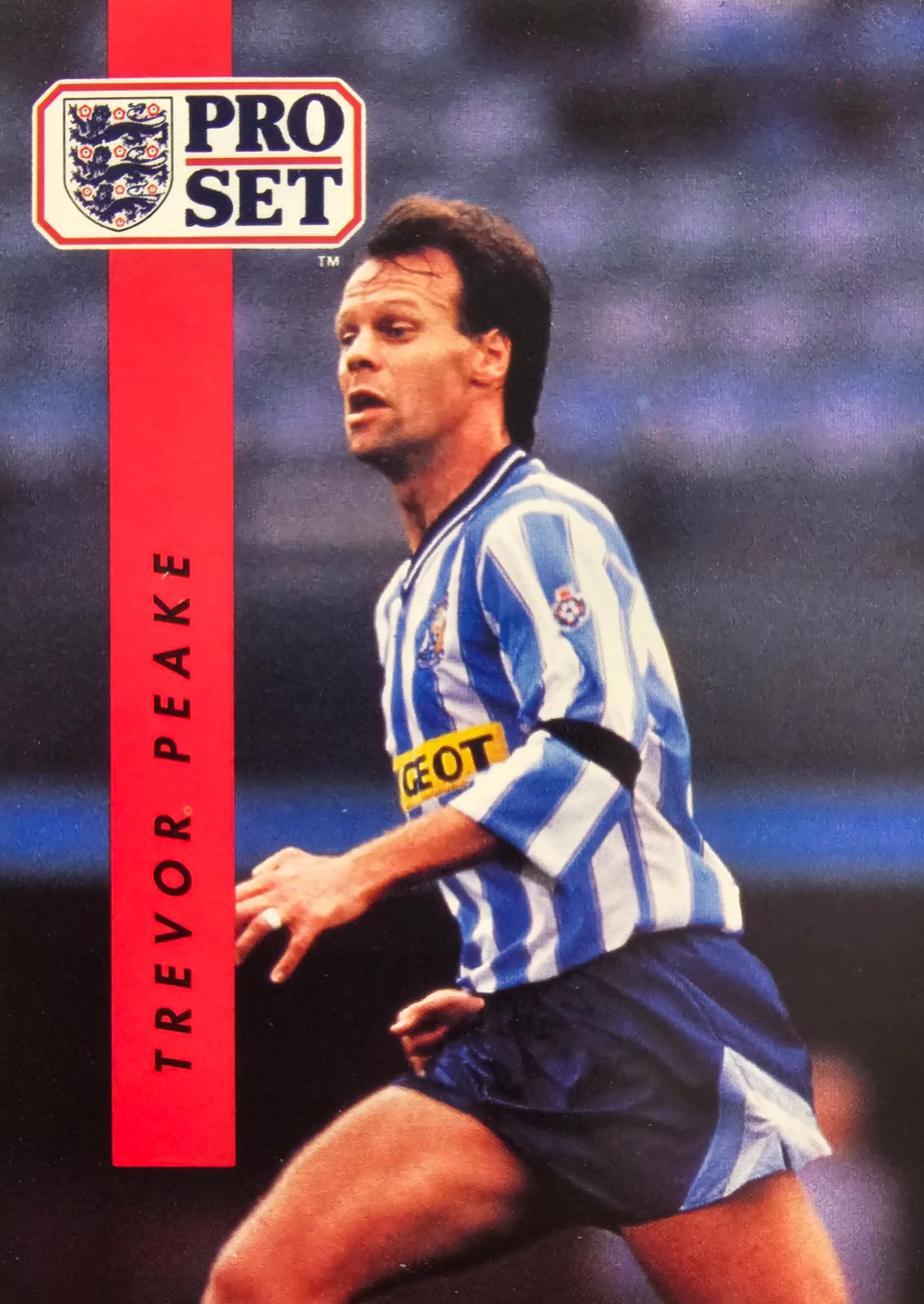 Trevor Peake #50 Soccer Cards 1990 Pro Set
