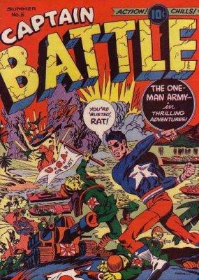 Captain Battle #5 (1943) Comic Books Captain Battle Comics