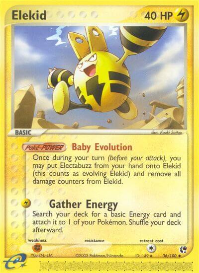 Elekid #36 Pokemon Sandstorm