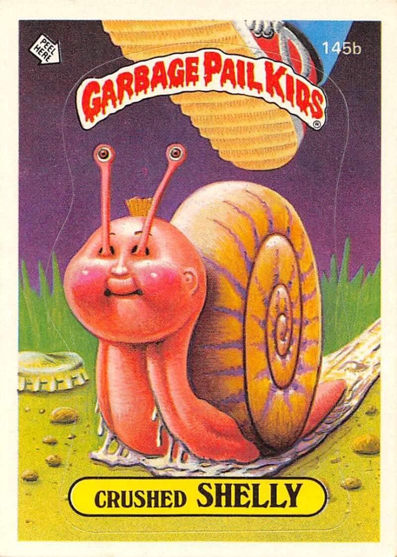 Crushed SHELLY #145b 1986 Garbage Pail Kids