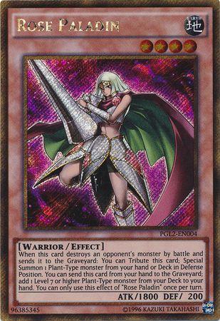 Rose Paladin PGL2-EN004 YuGiOh Premium Gold: Return of the Bling