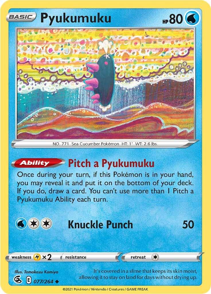 Pyukumuku #77 Pokemon Fusion Strike