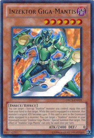 Inzektor Giga-Mantis ORCS-EN021 YuGiOh Order of Chaos