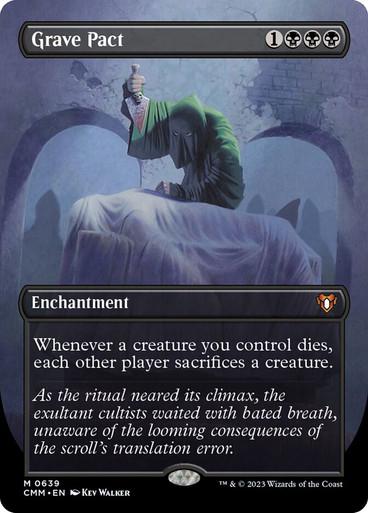 Grave Pact #639 Magic Commander Masters