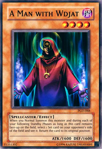 A Man with Wdjat PGD-068 YuGiOh Pharaonic Guardian