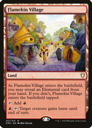 Flamekin Village #251 Magic Commander Anthology Volume II