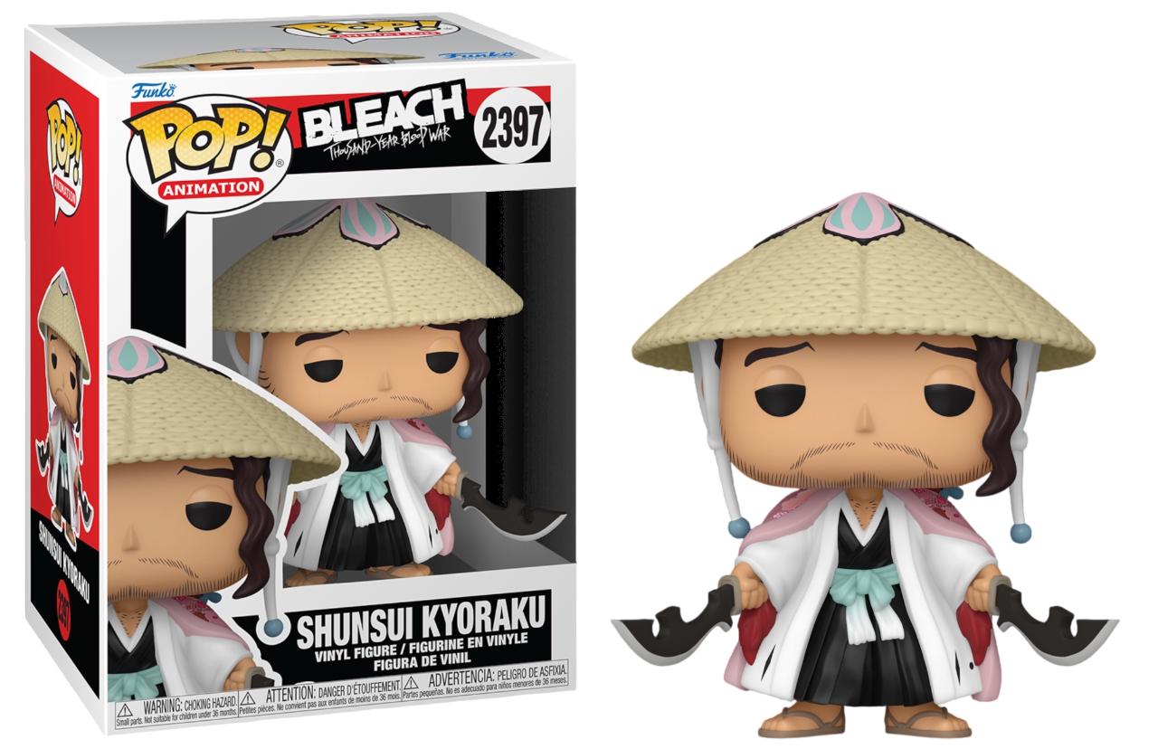 Shunsui Kyoraku #2397 Bleach: Thousand-Year Blood War Funko Pop box and figure