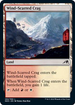 Wind-Scarred Crag #282 Magic Kamigawa: Neon Dynasty