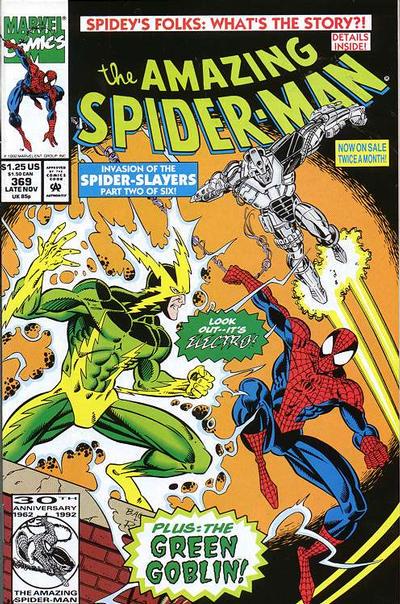 Amazing Spider-Man #369 (1992) Comic Books Amazing Spider-Man