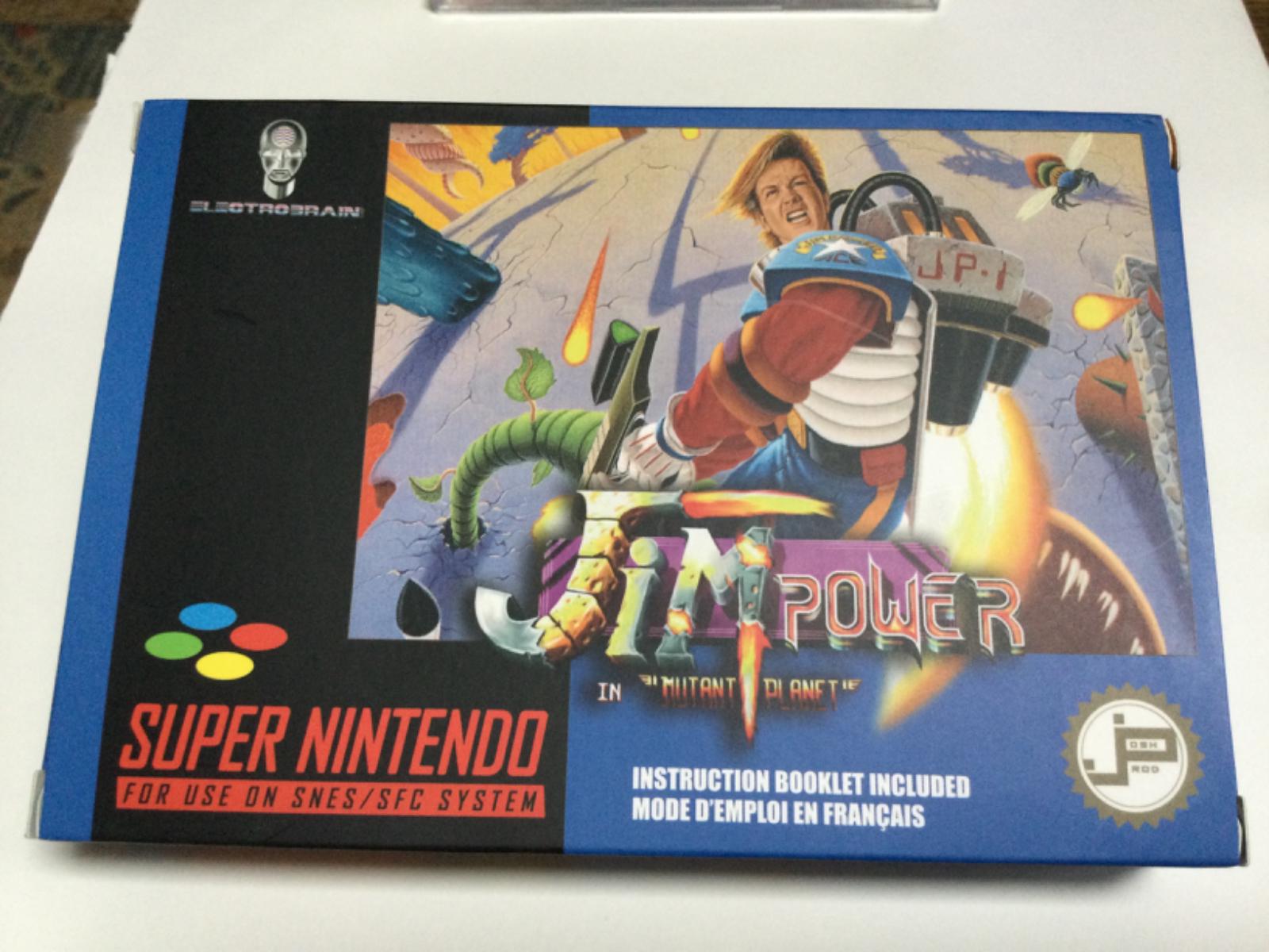 Jim Power in Mutant Planet Super Nintendo
