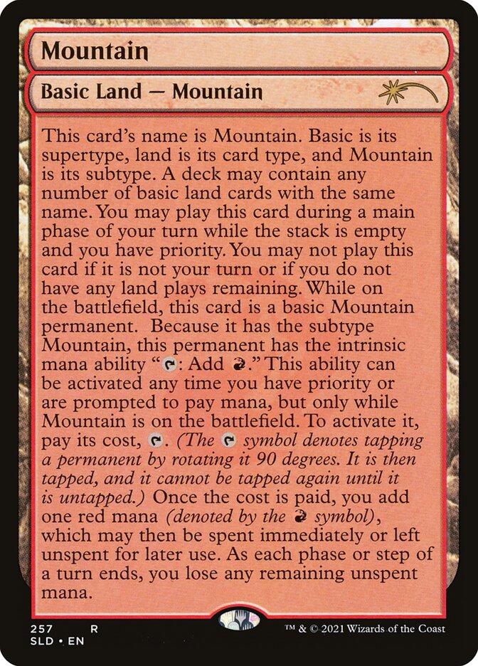 Mountain #257 Magic Secret Lair Drop