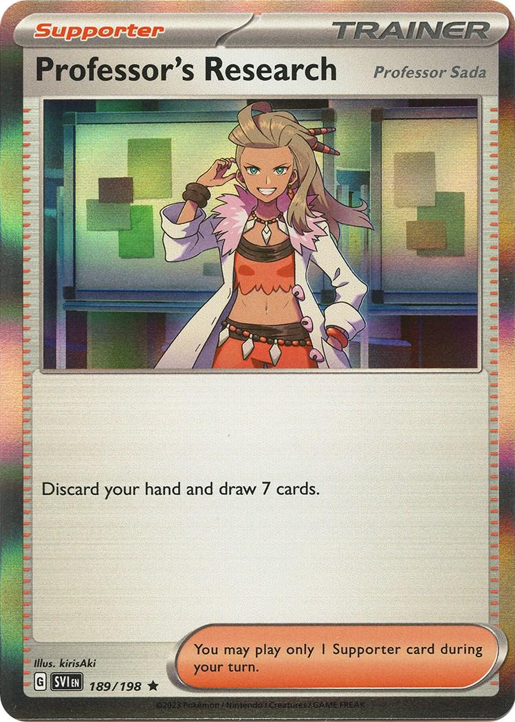 Professor's Research: Professor Sada #189 Pokemon Scarlet & Violet