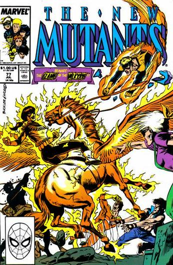 New Mutants #77 (1989) Cover Art