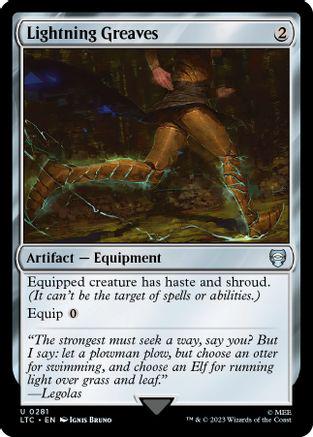 Lightning Greaves #281 Magic Lord of the Rings Commander