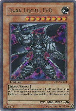 Dark Lucius LV8 CDIP-EN011 YuGiOh Cyberdark Impact
