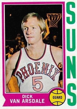 Dick Van Arsdale #160 Basketball Cards 1974 Topps