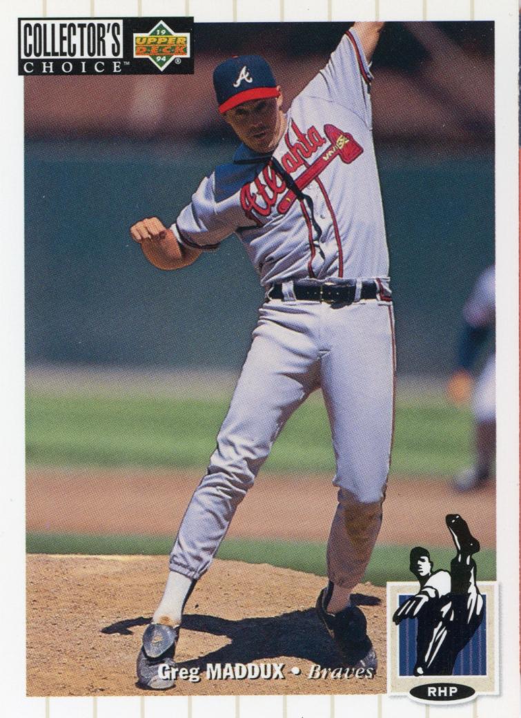 Greg Maddux #183 Baseball Cards 1994 Collector's Choice