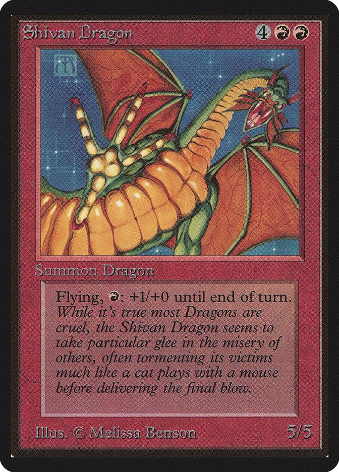 Shivan Dragon Magic Beta