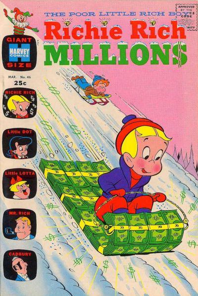 Richie Rich Millions #46 (1971) Comic Books Richie Rich Millions