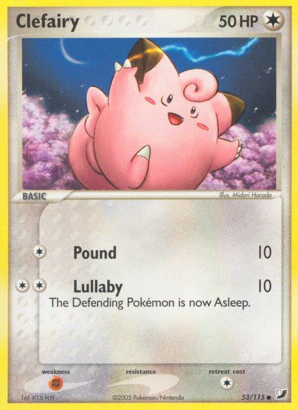 Clefairy #53 Pokemon Unseen Forces