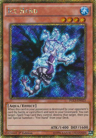 Ice Hand PGL3-EN023 YuGiOh Premium Gold: Infinite Gold