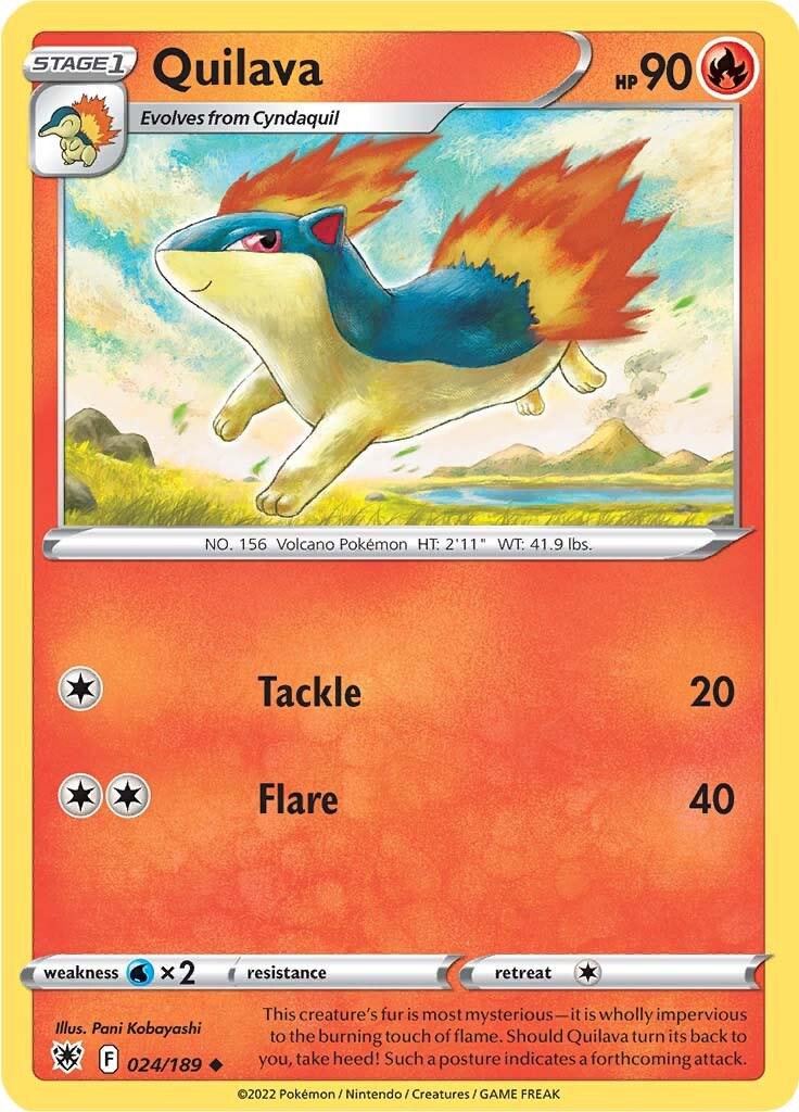 Quilava #24 Pokemon Astral Radiance
