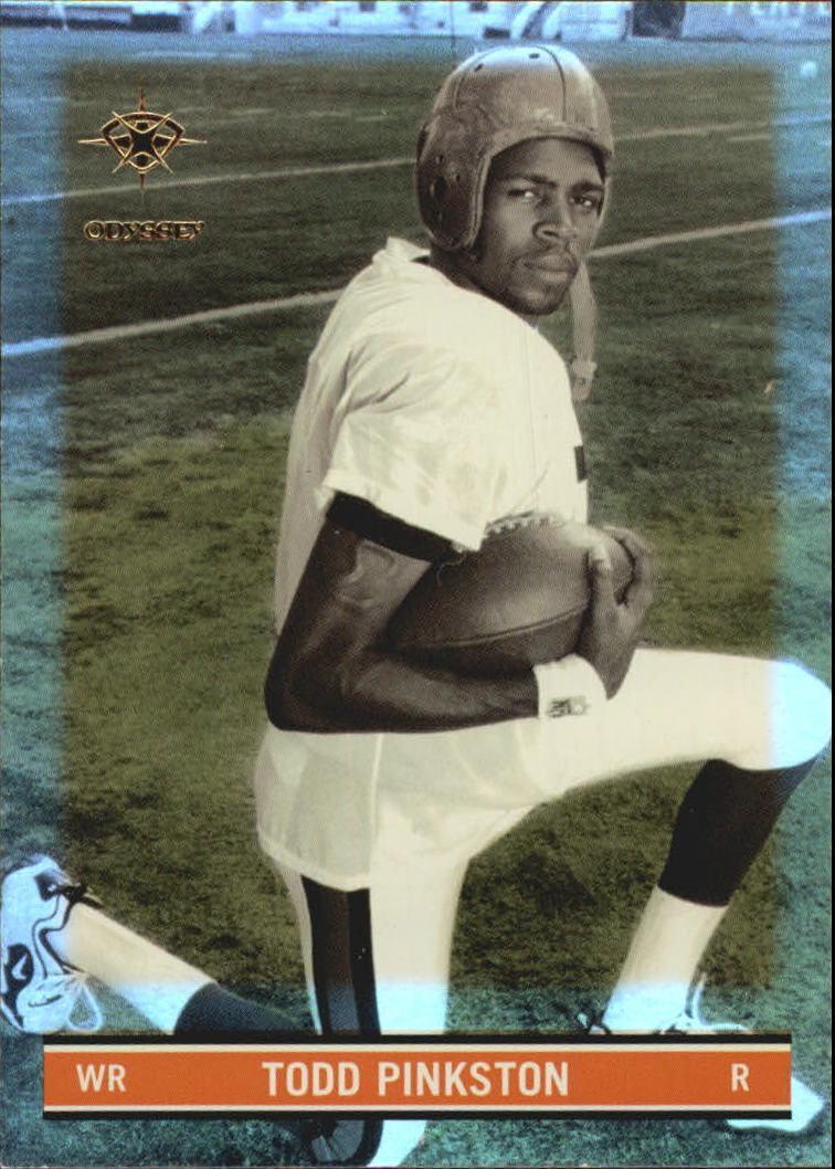Todd Pinkston #OS-23 Football Cards 2000 Collector's Edge Odyssey Old School