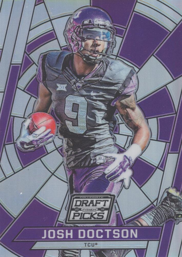 Josh Doctson #92 2016 Panini Prizm Draft Picks Stained Glass Football