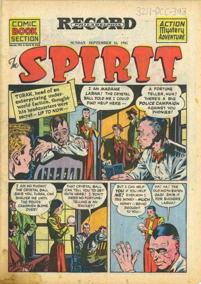 Spirit #9/16/1945 (1945) Comic Books Spirit