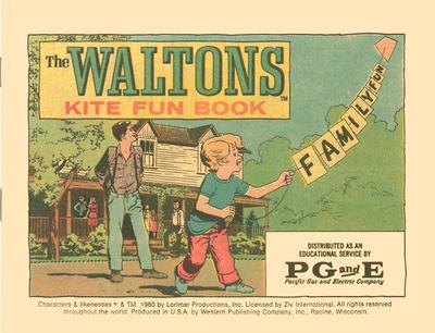 The Waltons (1980) Comic Books Kite Fun Book