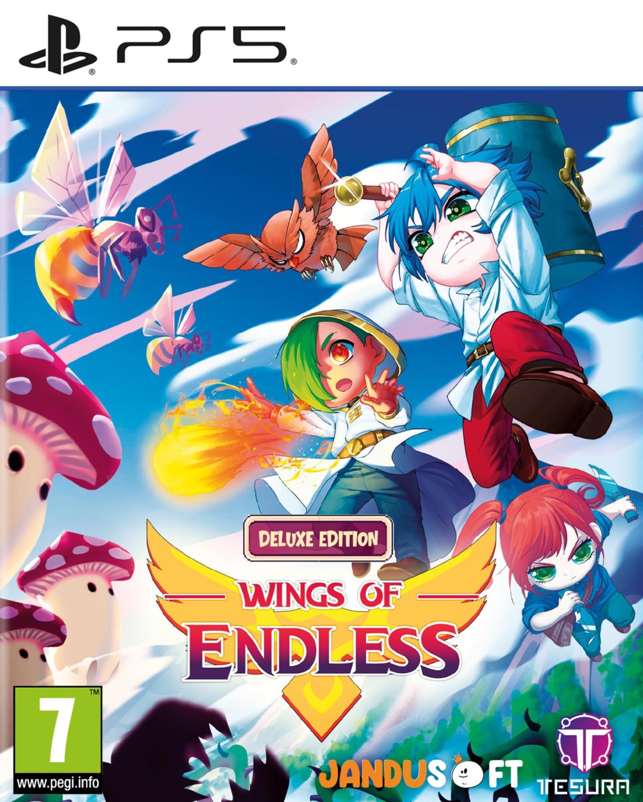 Carátula de Wings of Endless Deluxe Edition para PS5 (edición PAL España)