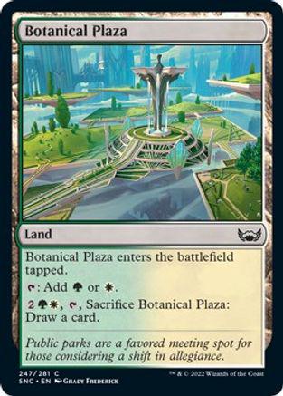Botanical Plaza #247 Magic Streets of New Capenna