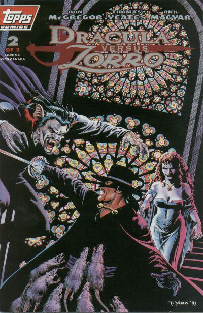 Dracula Versus Zorro #2 (1993) Comic Books Dracula Versus Zorro