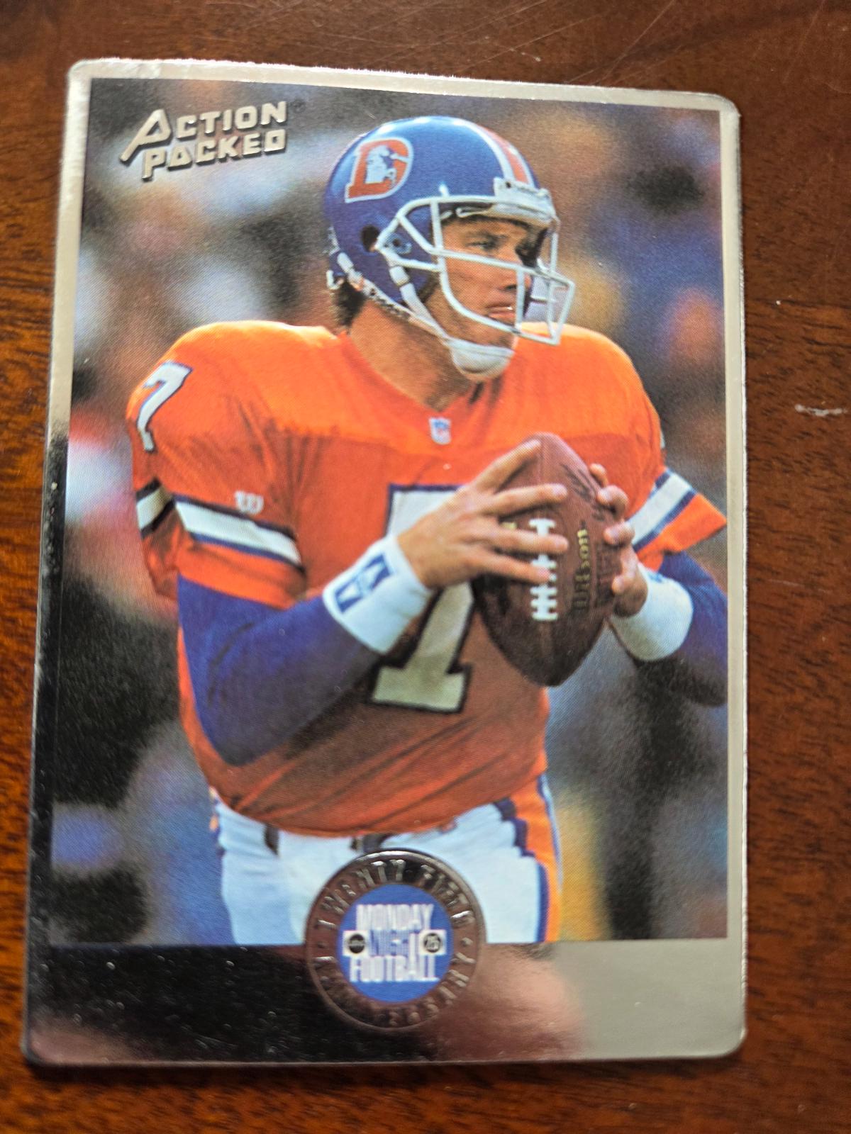 John Elway #12 1994 Action Packed Monday Night Football Silver