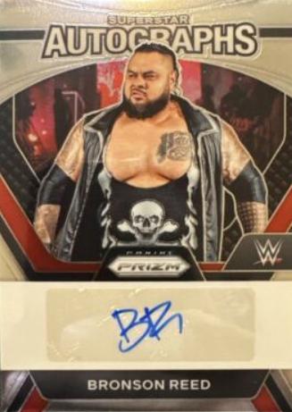 Bronson Reed #2 Wrestling Cards 2024 Panini Prizm WWE Superstar Autograph