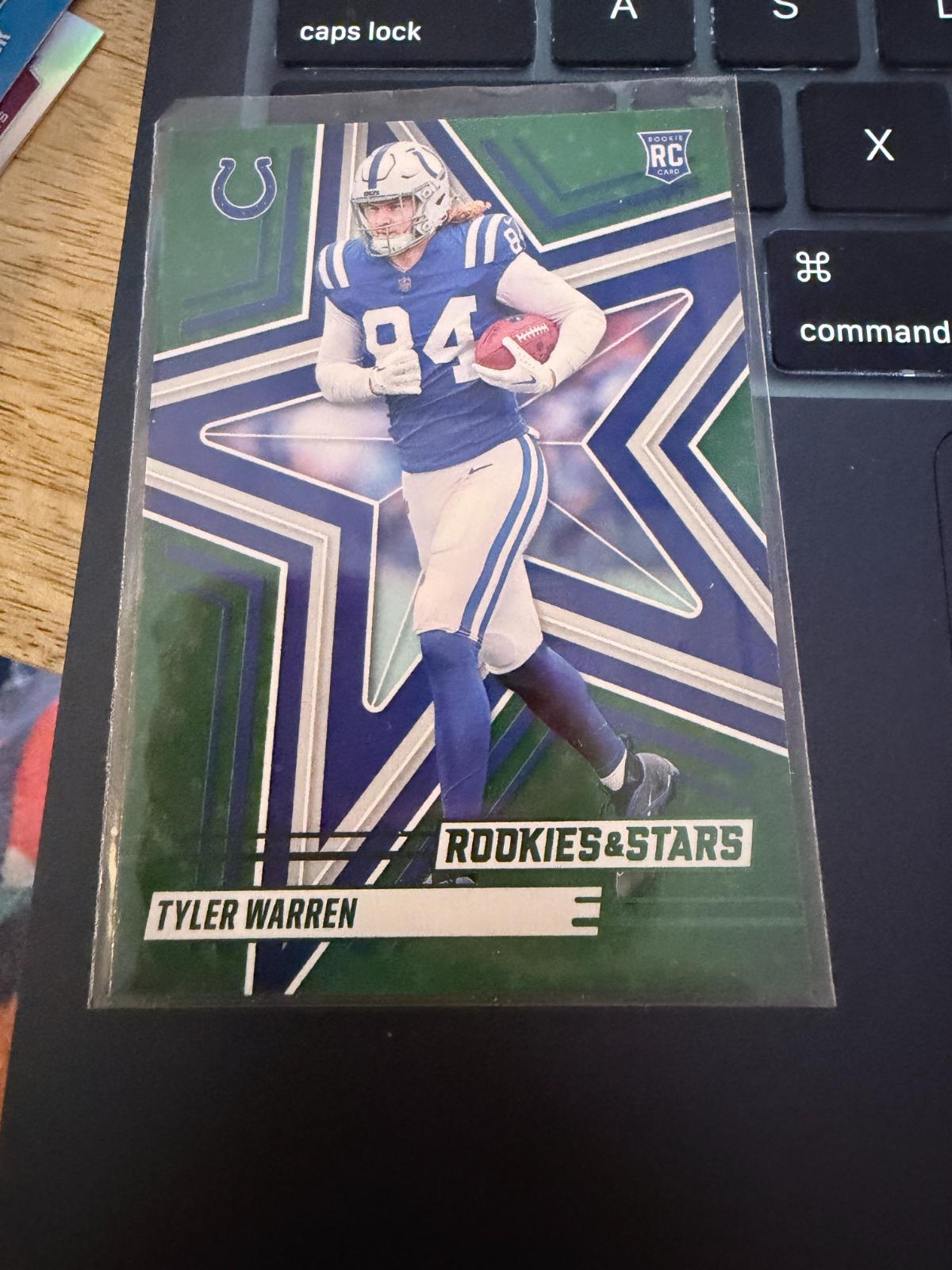 Tyler Warren #195 2025 Panini Rookies & Stars Football