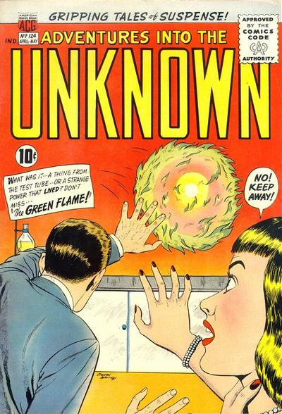 Adventures into the Unknown #124 (1961) Comic Books Adventures into the Unknown